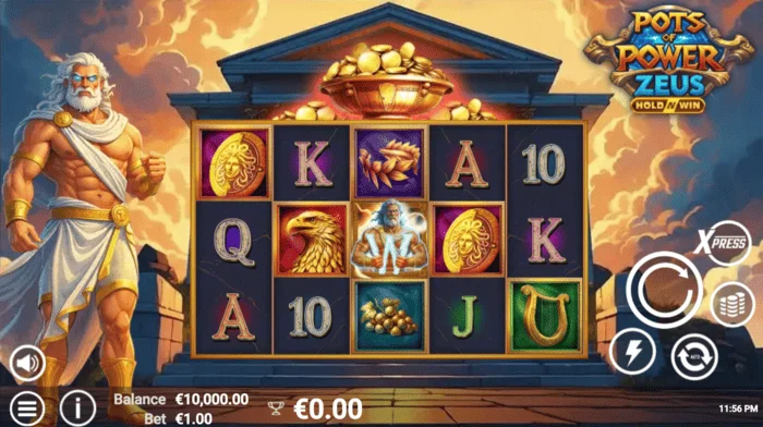 Pots of Power: Zeus – aðalskjár með hjólum